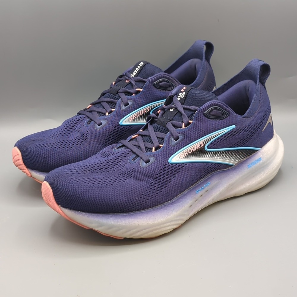 Brooks Glycerin 22 Shoes Womens Size 11 B Blue Running Cushioned 1204341B429